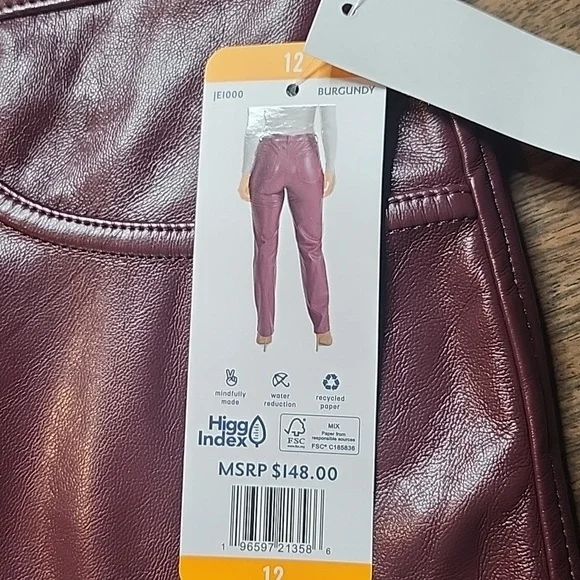 Joie Faux Leather Pant - Picture 3 of 10